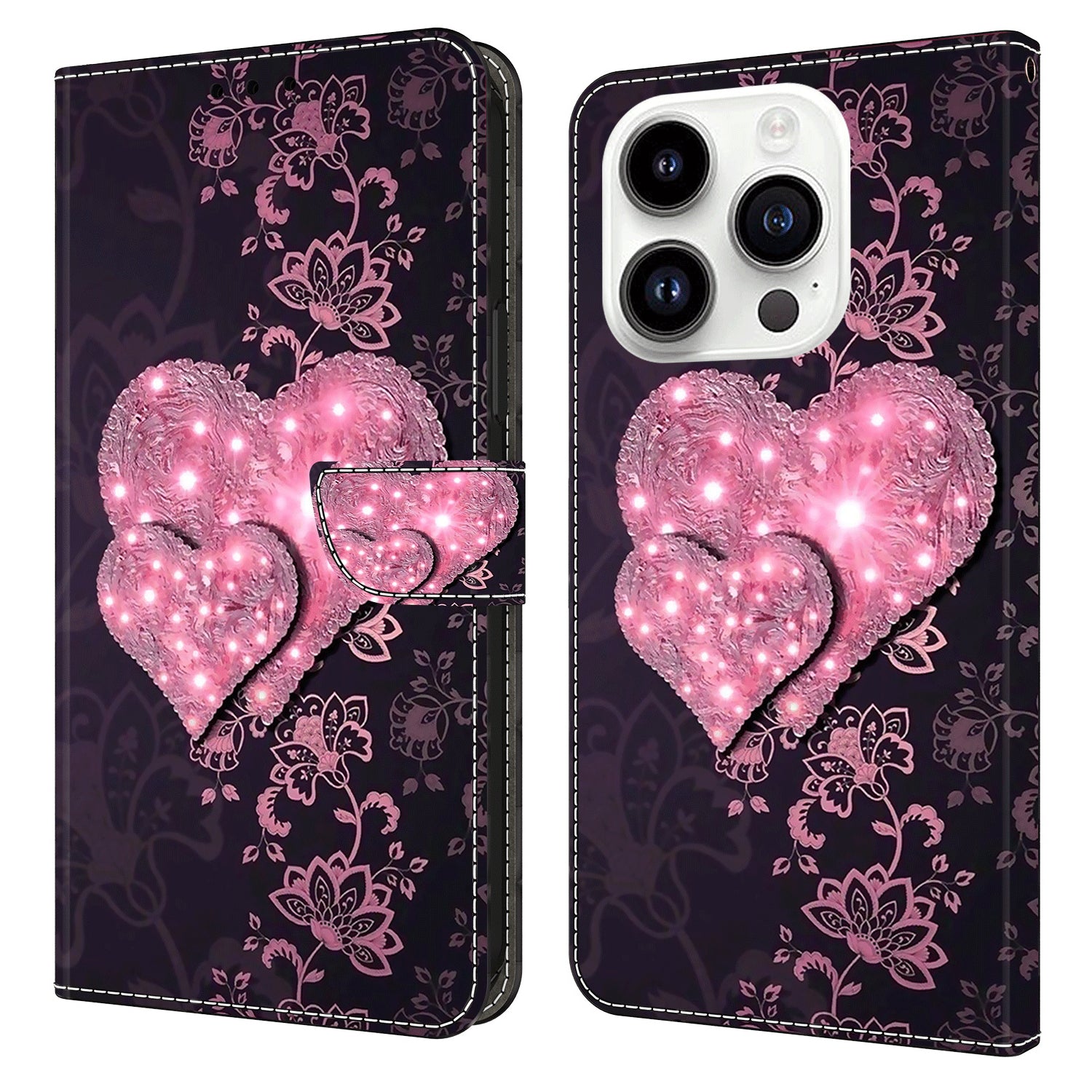 For iPhone 14 Pro PU Leather Wallet Case 3D Pattern Printed Magnetic Closure Stand Phone Cover For iPhone 14 Pro PU Leather Wallet Case 3D Pattern Printed Magnetic Closure Stand Phone Cover